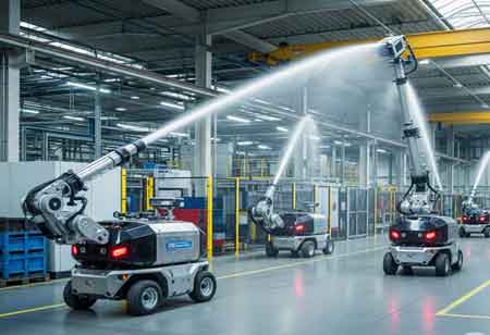 Protecting Europe's Industrial Backbone with Robotic Firefighters